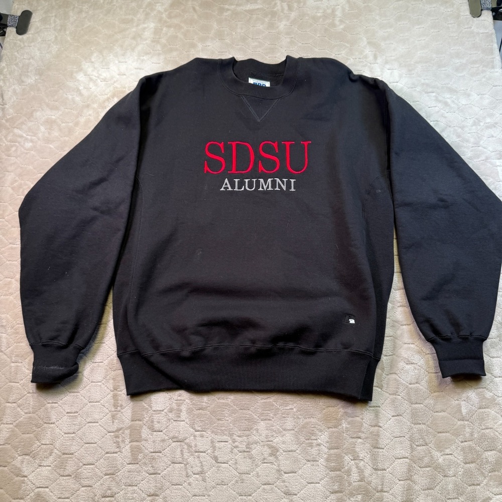 VTG Russell Athletic Pro Cotton SDSU Alumni San Diego State Sweatshirt Sz Lg USA
